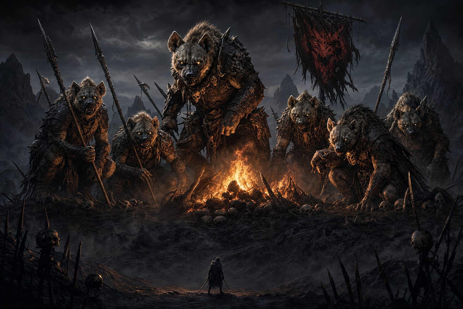 De Hyenahorde, cinematische kaart