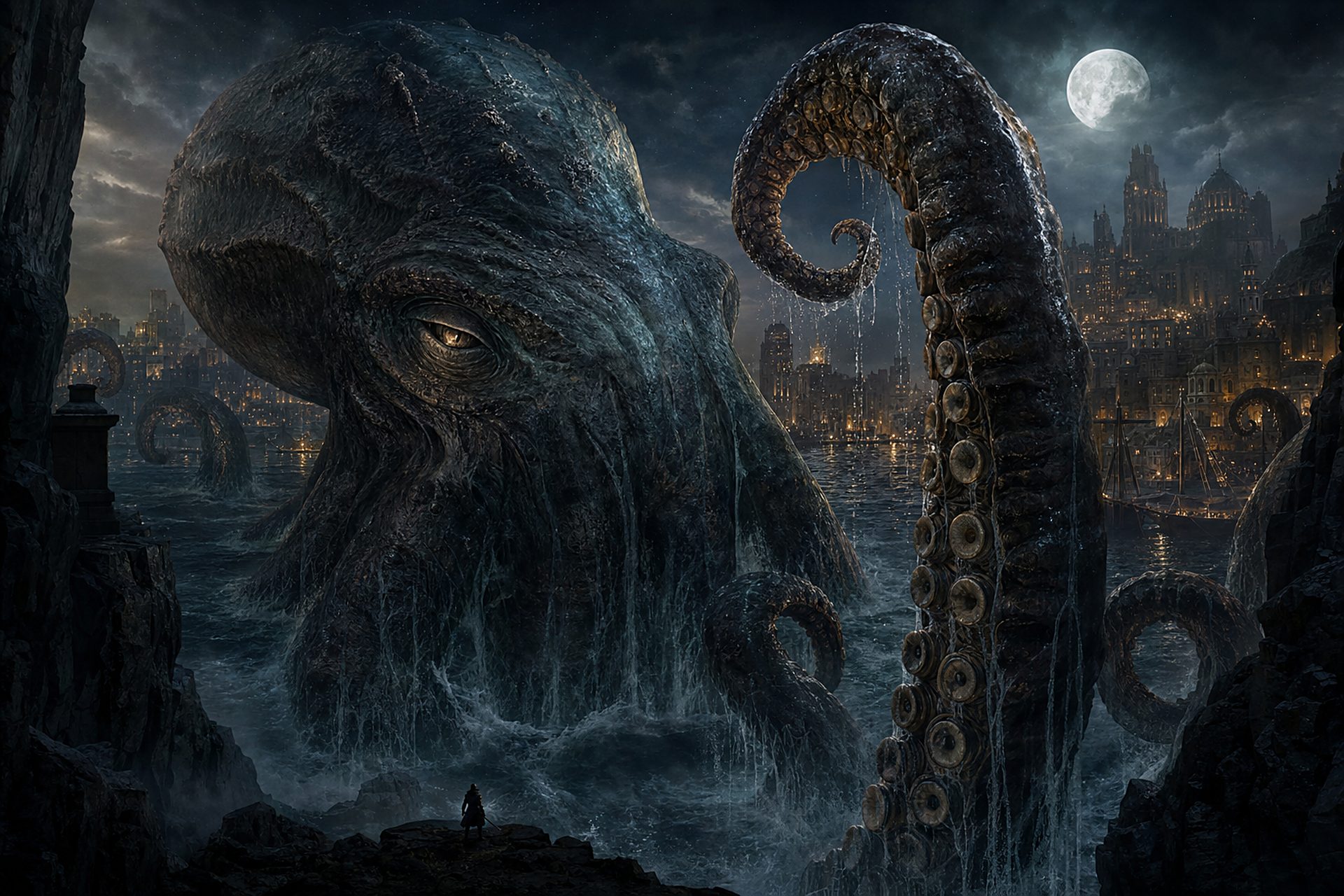 De Kuil van de Kraken, cinematische kaart