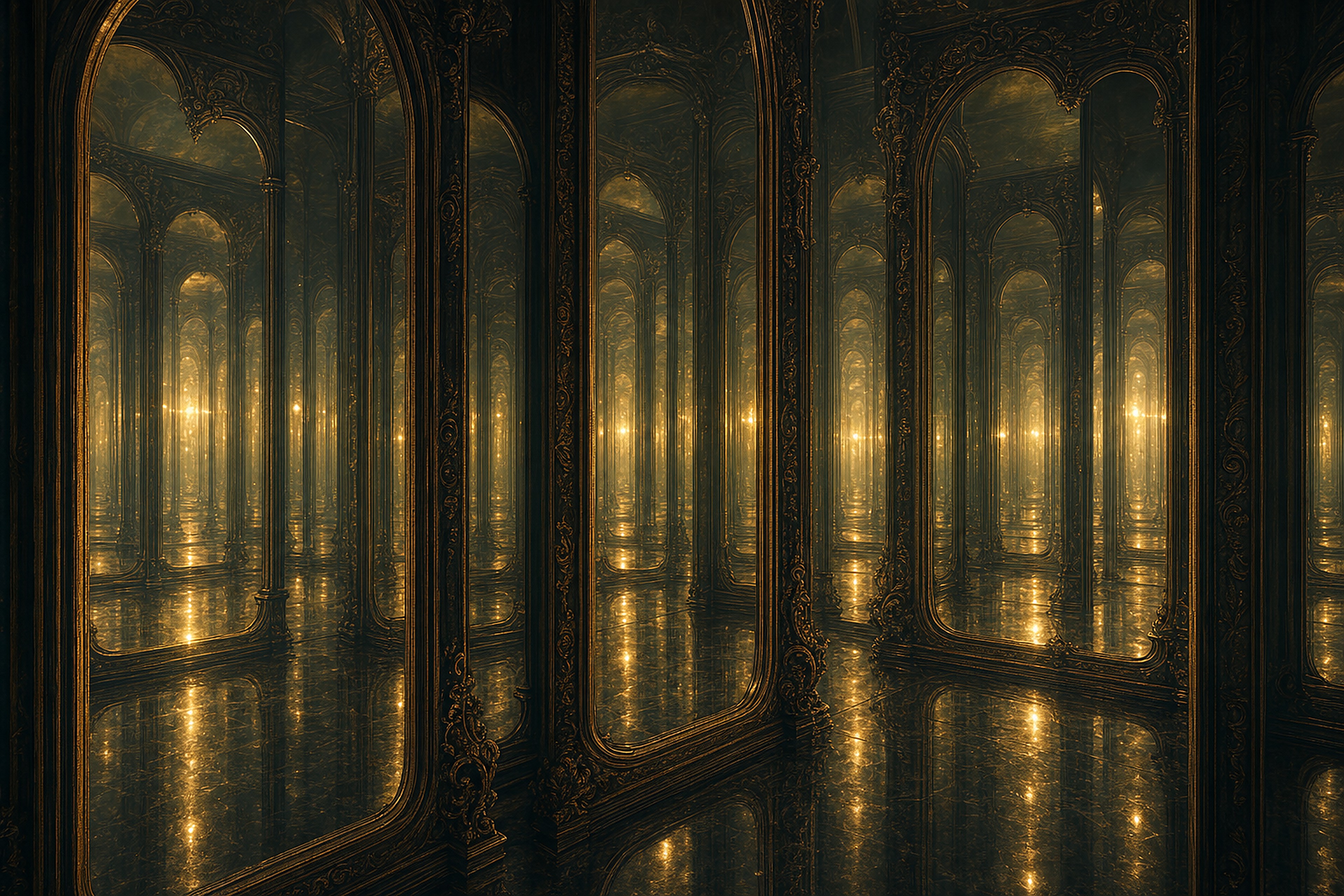 Het Spiegellabyrint — cinematische kaart