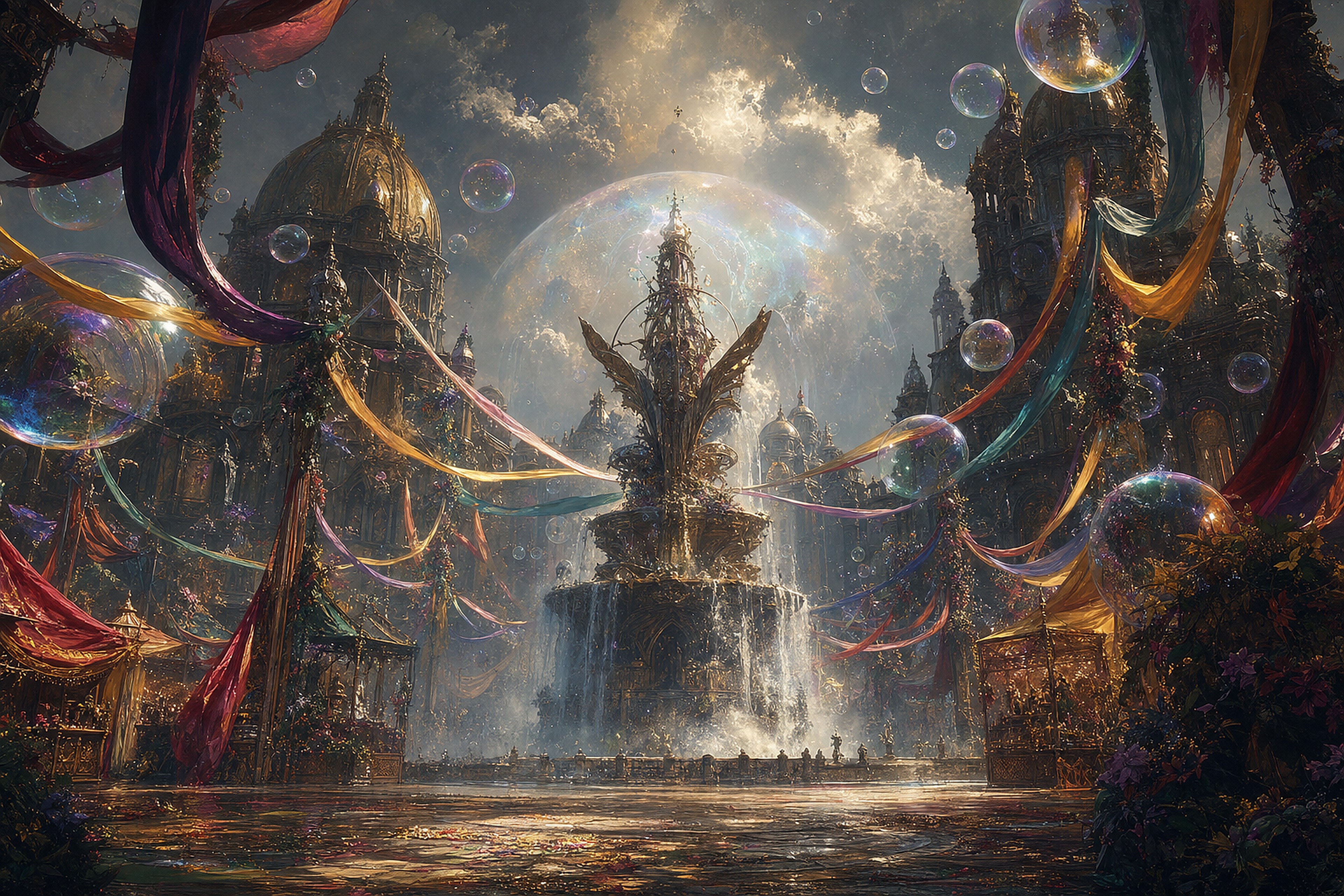 Het Regenboogfeest — cinematische kaart