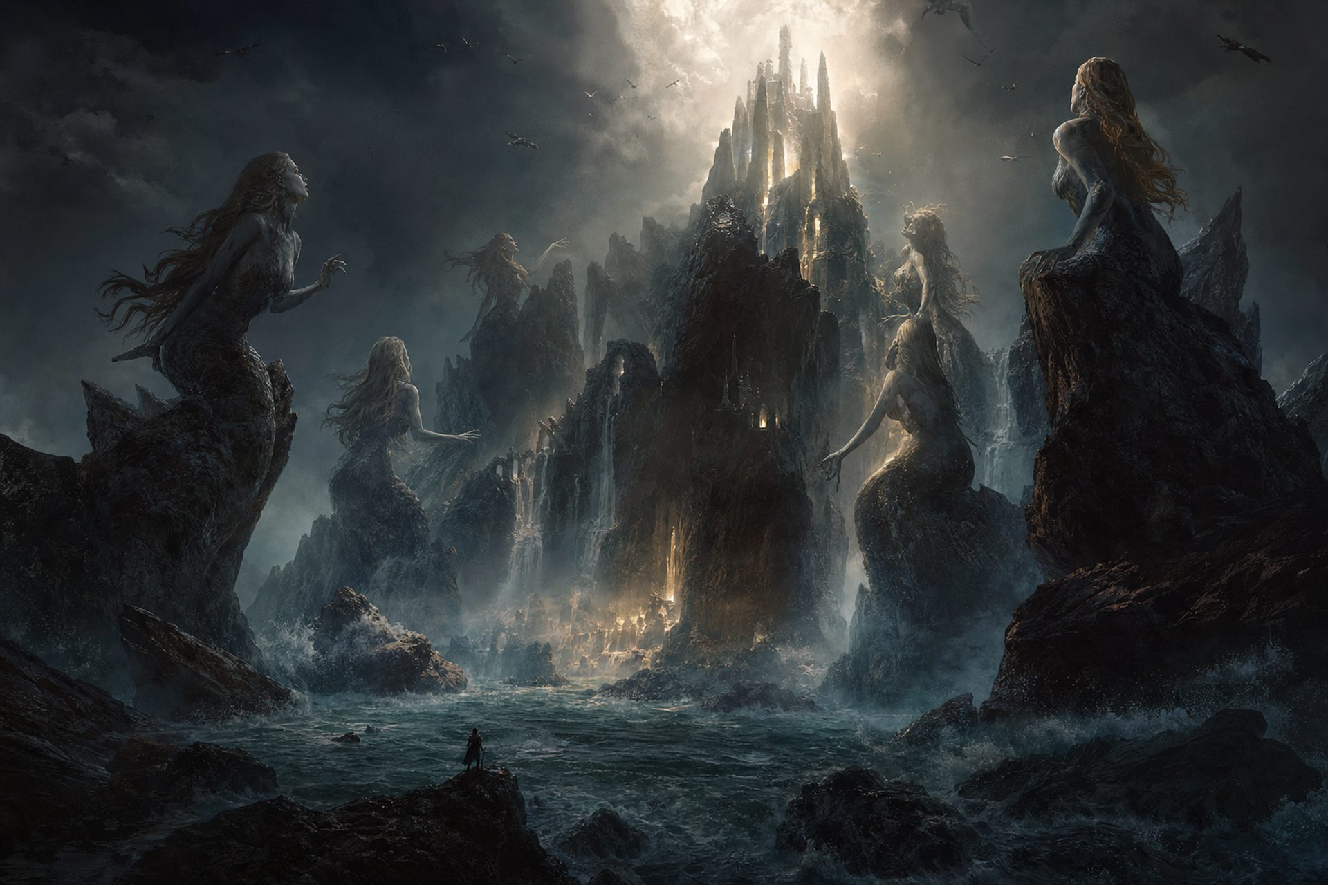 Het Sirenen-eiland, cinematische kaart