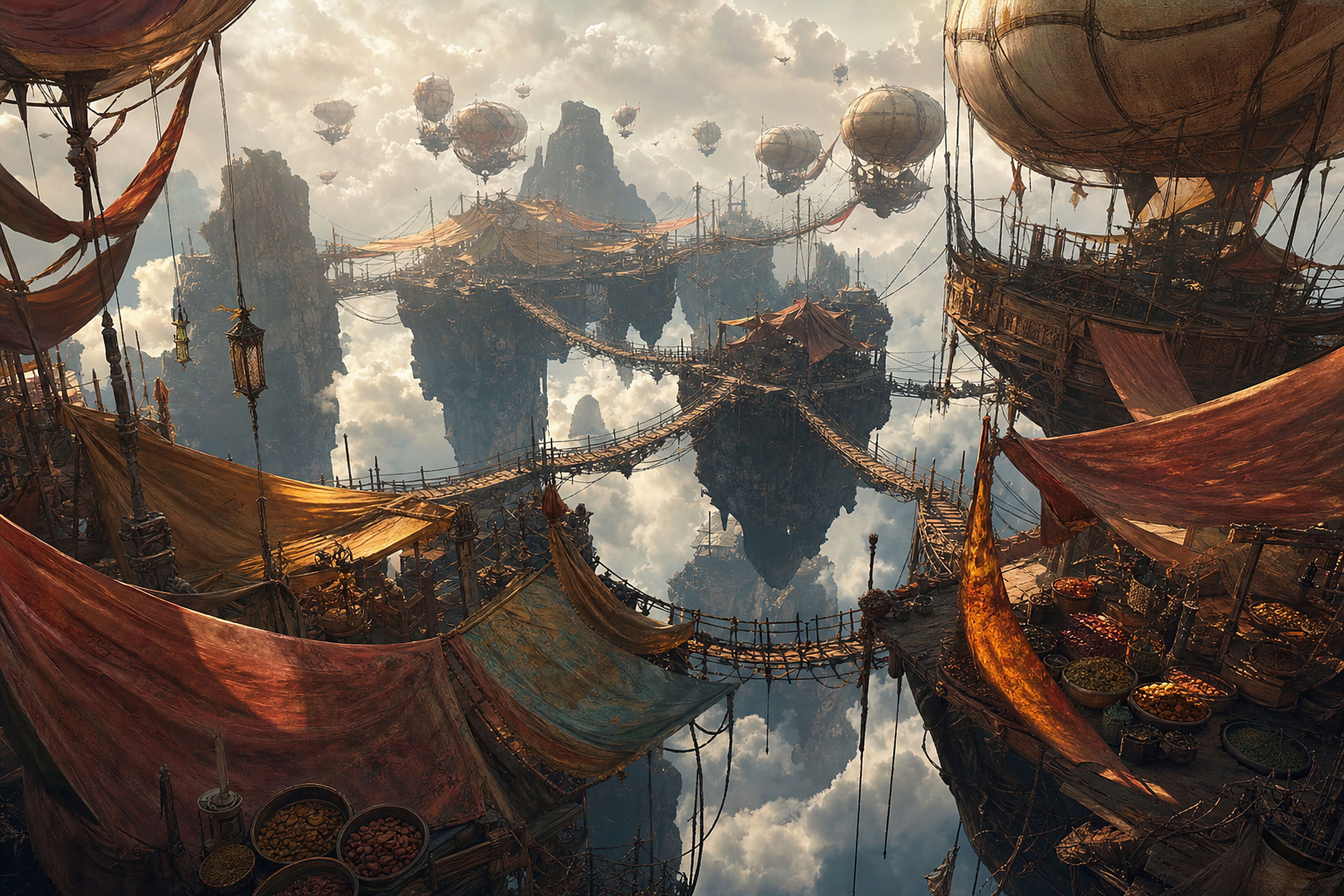 De Wolkenmarkt — cinematische kaart