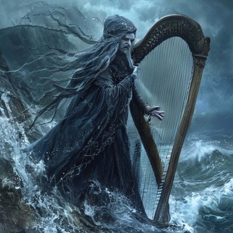 Gray Morrigane, the Singer of the Cliffs