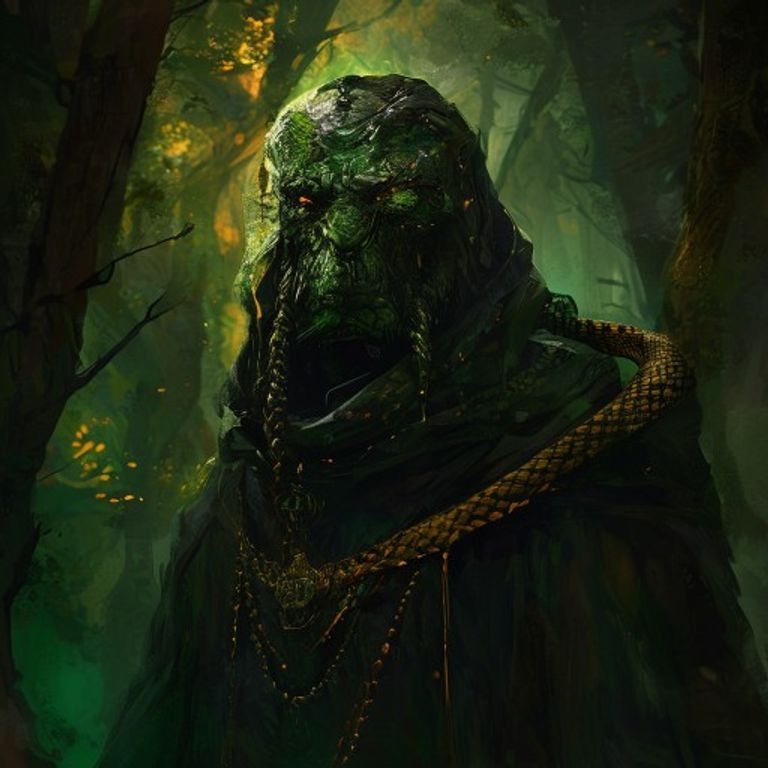 Ssathiss, High Priest of the Serpent God